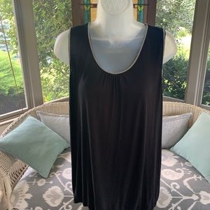 Crosby black rayon/spandex sleeveless top❣️
